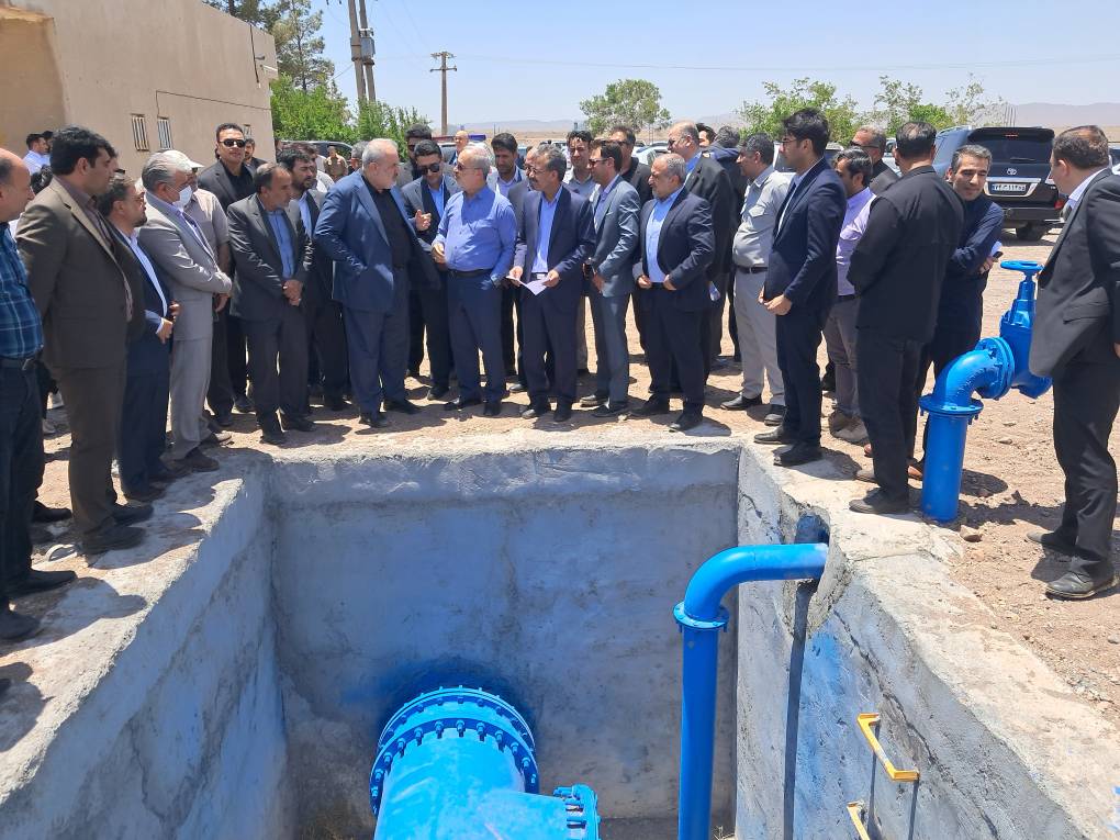بازدید وزیر صمت از پروژه انتقال آب به شهرهای رفسنجان و کرمان